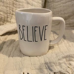 Rae Dunn Believe coffee mug